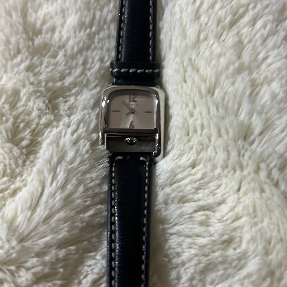 Coach ladies w/ leather strap